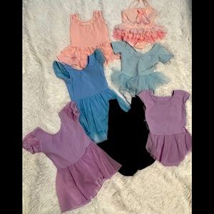 Huge lot of girls ballet ballerina leotards sizes 2-4